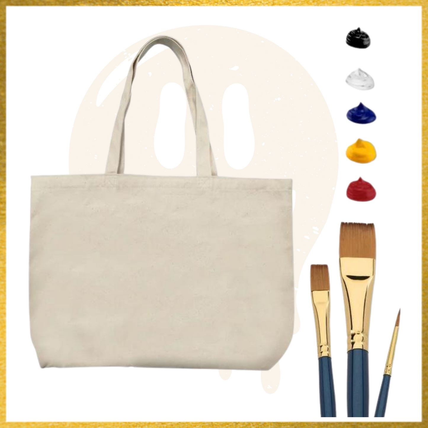 Deluxe Tote Bag Painting Kit