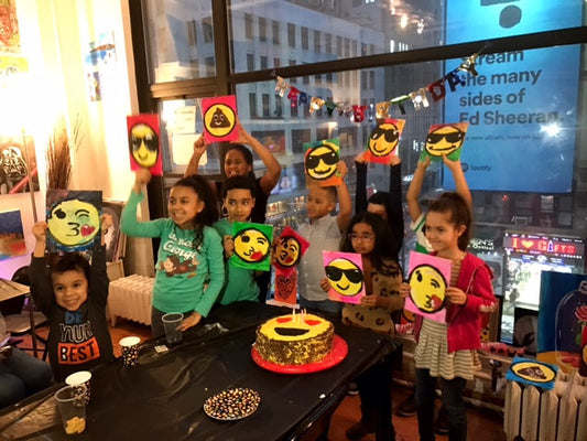 March 18: Emma's Birthday Bash (Emoji Party)